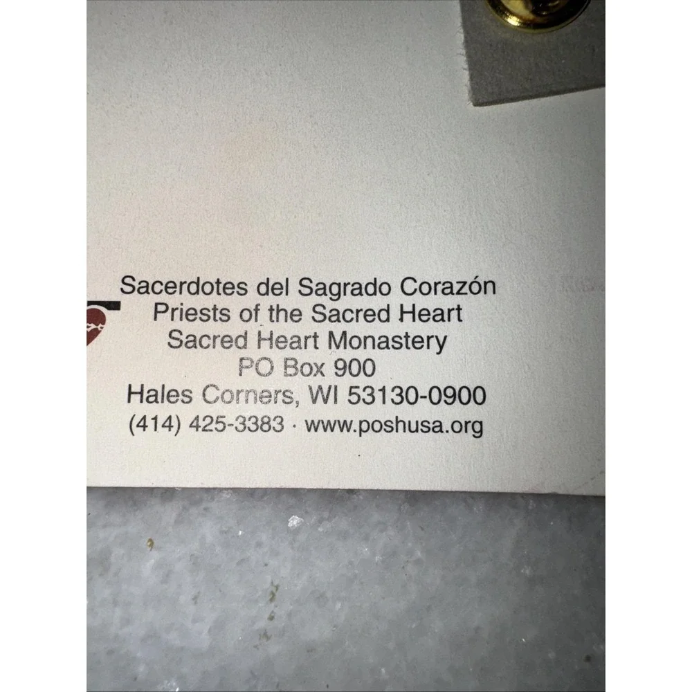1997 Sacred Heart‎ League Sacred Heart of Jesus Image Lapel Pin